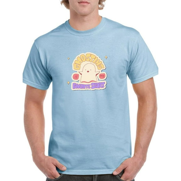 Ghosting Is My Favorite Sport T-Shirt Men -Smartprints Designs, Male Small