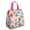 Pioneer Flower Floral, variant on Pioneer Flower Floral Print Pattern Insulated Lunch Bag for Women & Adults,Large Portable Soft Cooler Lunch Bag,Thermal Food Storage Tote with Pearl Cotton,8.66L,8.75x5.75x9.5 Inch