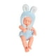thumbnail image 2 of Muñecas de vinilo suaves para recién nacidos de 7,48 pulgadas con conjunto de ropa que incluye chupete, muñeca realista de aspecto real., 2 of 7