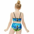 thumbnail image 4 of The Legend of Zelda Breath of The Wild Children's Swimsuit Girls Swimwear 2 Piece Bikini Sets Tankini Summer Beach Vacation Bathing Suit Beachwear, 4 of 7