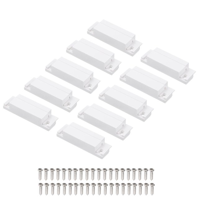 Unique Bargains Magnetic Reed Switch, 10 Sets NC Magnetic Contact Switch for Door, White