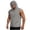 Hoodie Pullover Gray, variant on Summer Mens Sleeveless Hoodie Pullover Drawstring Crew Neck Solid Color Shirt wtih Pocket Fashion Streetwear Fathers Gift
