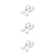 thumbnail image 3 of Guardurnaity 1 par de pendientes de cobre para mujer, reemplazo portátil francés, gotas para los oídos para niñas, regalo de cumpleaños, oro Type1 NO1, 3 of 6