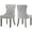 Light Gray, variant on Westice Dining Chairs Set of 6, Tufted Dining Room Chair with Nailhead for Kitchen Restaurant, Black