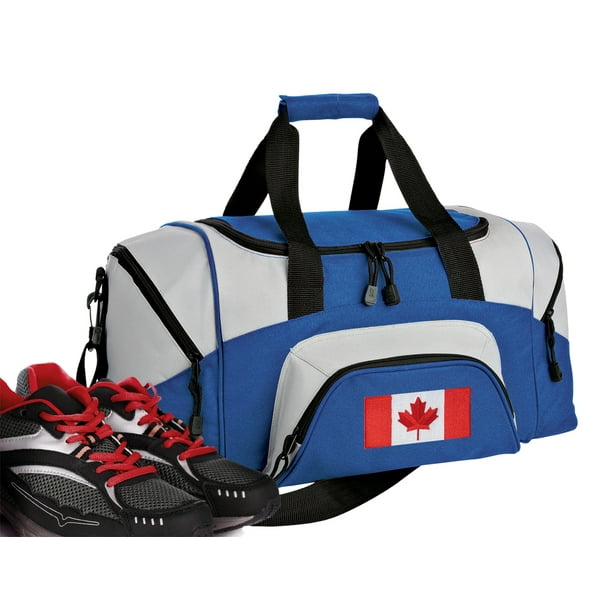 Small Canadian Flag Gym Bag or Small Canada Flag Duffel Bag