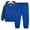 Blue, variant on Tracksuit Kids Full Set Boys Girls Plain Hoodies and Joggers Clothes Sets 2 Piece Activewear Cotton Track Suit Jogging Set Long Sleeve Hooded Winter Outfits Sweatsuits Gray 2-3 Years