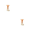 thumbnail image 4 of Scienceny Tope de puerta Reducción de ruido Protector de pared montado Sin perforaciones Antideslizante Tope de puerta extraíble Protección de plástico tipo 3 2piezas Scienceny CBP316712, 4 of 6