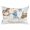 White, variant on Cartoon Cute Cat Throw Pillow Cover 12 x 20 Inch Decorative Pillow Cover Blue Bow Knot Train Cloud Star Funny Lumbar Pillowcase Seasonal Rectangle Cushion Case for Couch Sofa Bed Living Room