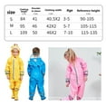 thumbnail image 4 of pitrice Imperméable Mignon Poncho de Pluie pour Enfants Imperméable Rose G, 4 of 9