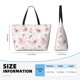 thumbnail image 4 of Fotbe Swan And Flowers Bolsa de Viaje para Playa - Resistente al Agua, Bolsa Tote de Gran Capacidad y Ligera con 7 Bolsillos para Mujeres y Hombres, 4 of 7