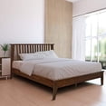 thumbnail image 4 of Acacia Kaylin Wooden Bed Frame with Headboard Included – Solid Wood Platform Bed with Ergonomic Design for Anti-Slip Support, Easy Assembly and No Box Spring Needed (Queen, Chocolate), 4 of 6