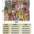 thumbnail image 4 of Rock Band Collage Blanket Soft Cozy Fleece Throw Blanket Plush Lightweight Warm Fuzzy Flannel Blankets and Throws for Couch Sofa Bed 50"X40", 4 of 14
