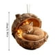 thumbnail image 2 of Forest Animal Ornaments , Woodland Christmas Tree Decorations in Acorn for Holiday Home Decor, Rustic Cabin Themed Party Favors, Nature Inspired Gift, 2 of 6