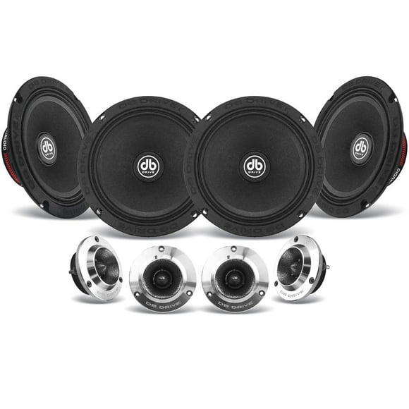 Set de 4 Medios DB Drive PRO6K4MT 500w 6.5 pulgadas 4 Ohms