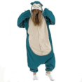 thumbnail image 1 of ZHAOCHENG Pijama de una pieza para adultos, mono Kigurumi de animales para hombre y mujer, pijama de cuerpo entero, disfraz de Snorlax de dibujos animados, XXL, 1 of 4