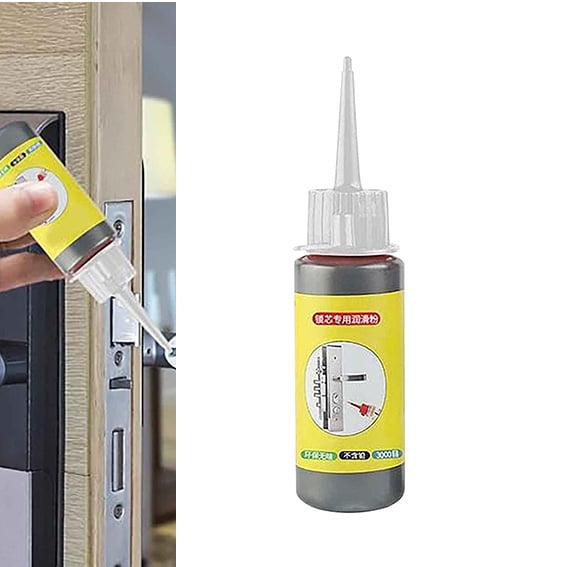 Lock Cylinder Graphite Lubricant Powder, Graphite Lock Lubricant,Car Lock Lubrication Solution, Multifunctional Lock Lubricant Powder for Window Guides