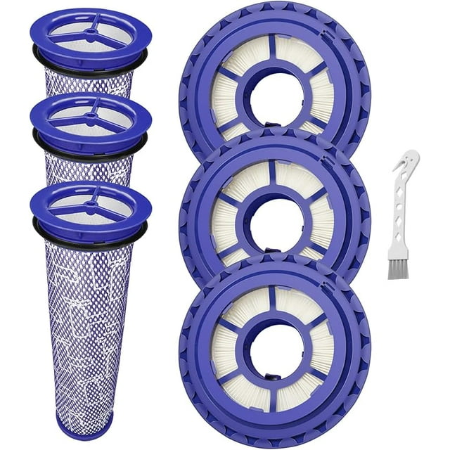 Filtros de Vacío de Repuesto para Dy*son DC41 DC65 DC66 UP13 UP20 UP30 Multi Floor Ball Animal 2 y 3 Aspiradoras, Parte 920769-01&920640-01, 3 Filtros HEPA Poste y 3 Pre Filtros