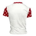 thumbnail image 3 of Trgacdwlo S-4XL 250 Anniversary USA 1776-2026 Flag Print Short Sleeve Men's Big and Tall Shirts Commemorative Red White and Blue 4th of July Shirt Men Red XL, 3 of 3