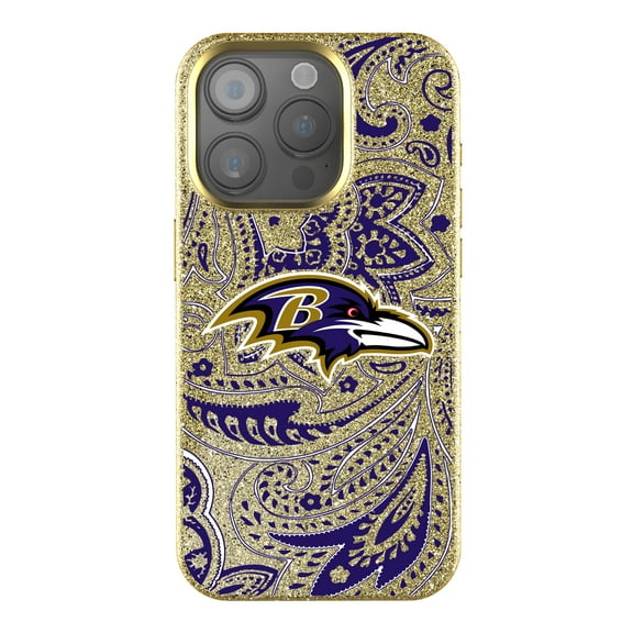 Keyscaper Baltimore Ravens Paisley Bling iPhone Case