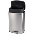 thumbnail image 2 of MAGMA LIFE Bote de Basura Smart Step 50L Rectangular de Pedal con Tapa,Cierre y Apertura Suave, Filtro Anti-olor, Acero Inoxidable Antihuellas, Cubo Interior Extraible, 2 of 7