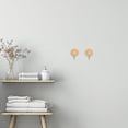 thumbnail image 2 of 4 piezas fuertemente adhesivas gancho de pared de pared decorativo gancho de gancho sin perforación de ropa de gorro de ropa sin golpes, 2 of 8