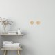 thumbnail image 2 of 4 piezas fuertemente adhesivas gancho de pared de pared decorativo gancho de gancho sin perforación de ropa de gorro de ropa sin golpes, 2 of 8