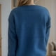 thumbnail image 4 of Suéter de cuello en V para mujer, moda Otoño Invierno, tejido, suelto, manga larga, blusa, cuello en V, suéter para mujer, 4 of 5