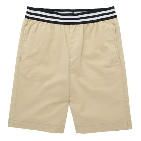 

KIDPIK Boys Stretch Twill Elastic Waist Pull On Modern Chino Short Size: 2T - XL (14)