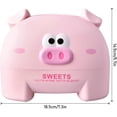 thumbnail image 2 of Tissue Box,Tissue Storage Box,Tissue Holder Box,Plastic Tissue Box,Napkin Dispenser ,Tissue Holder,Cute Tissue Box(Pink), 2 of 4