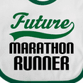 thumbnail image 4 of Inktastic Marathon Runner Childs Boys Baby Bib, 4 of 4