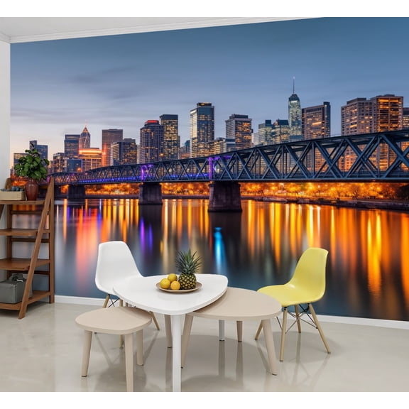 Wallpaper Louisville Kentucky Peel and Stick Wall Murals 69"H x 96"W Removable PVC Wall Paper Self-Adhesive Wall Paintings Art Decor for Bedroom Living Room