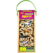 T.S. Shure Horse Breeds Wooden Magnets MagnaFun Set, 20 Pieces