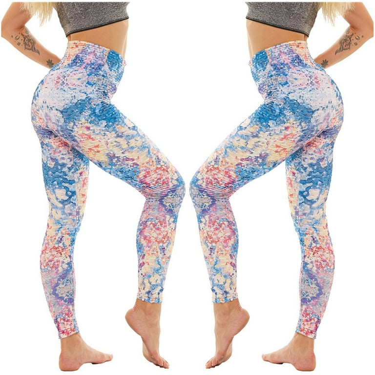 YWDJ Womens Leggings Workout High Waist Sports Yogalicious Print