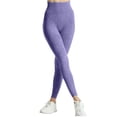 thumbnail image 4 of 3D Anti Cellulite Leggings Butt Lift Booty Workout Tights Resistance Band Leggings Scrunch Butt Compression Legging Lightweight Slim Fit Pants Breathable Scrunch Butt Lifting Leggings Purple L, 4 of 7