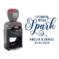 thumbnail image 1 of Printtoo E-MAILED Self Inking Rubber Stamp Office Stationary Stamp-Black, 1 of 6