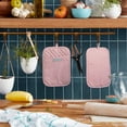 thumbnail image 2 of KitchenAid Asteroid Pot Holder 2-Pack Set, Dried Rose, 7"x10", 2 of 7