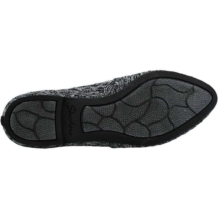 Skechers cheap flats black