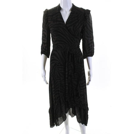 

Pre-owned|ba&sh Womens Animal Print Selena Dress Size 8 13500393