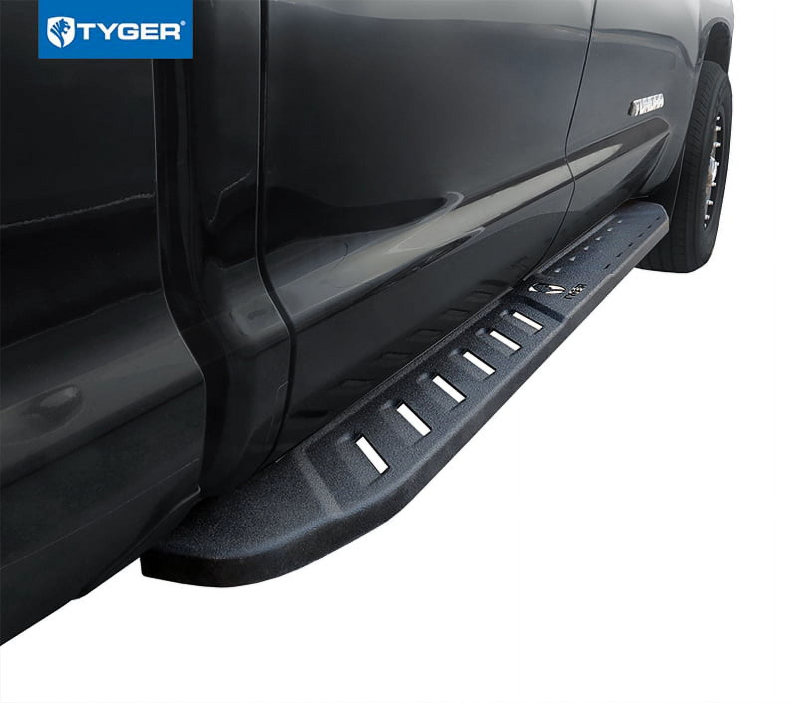 Cab Side Bars | Nerf Toyota Step Double | 2007-2021 Running Tundra | with Boards Tyger Auto Blade Compatible 6.6\