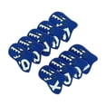 thumbnail image 1 of ziyahi Ensemble de 9 Pcs de Housses de Fer de Golf Couvre-Chefs d'Extérieur Club Résistantes Tenue de Sport de Golf Rouge Bleu 14x10cm, 1 of 6