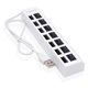 thumbnail image 5 of Hub USB2.0 de alta velocidad con 7 puertos USB e indicador LED azul, 5 of 5