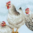 thumbnail image 4 of Dimensions® Black & White Hens Counted Cross-Stitch Kit, 4 of 6