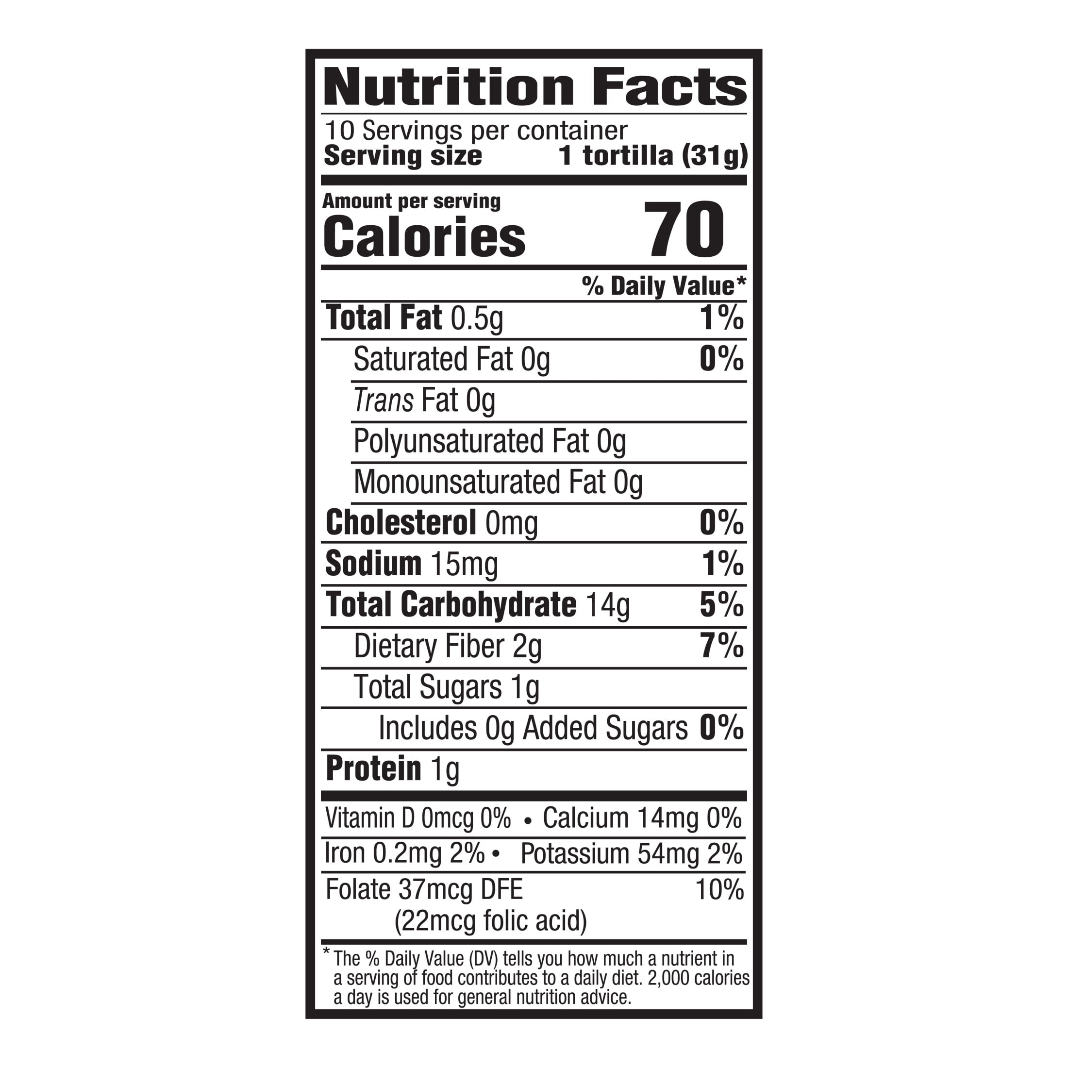 (4 pack) Mission Super Soft Yellow Corn Tortillas, Super Size, 10 Count