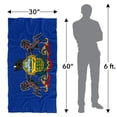 thumbnail image 6 of Pennsylvania Flag Officially Licensed Beach Towel 30' X 60', 6 of 6