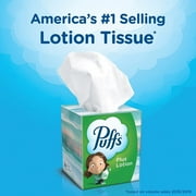Puffs Plus Lotion White Facial Tissues 4-48 Count Boxes
