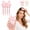 Pink, variant on Wireless Heated Volumizing Root Lift Clip, Portable Cordless Hair Crown Styling Tool with 2 Heat Settings for Fine and Flat Hair