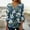Navy1, variant on Aloohaidyvio Womens Tops under $5,Women‘s Summer Tops Fold Printed Regular Women 3/4 Sleeves V Neck Button Blouse