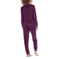 thumbnail image 3 of Honeydew Women's 2 Piece Super Soft Fleece Lounge PJ Set (Sonoma, XS), 3 of 4