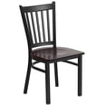 thumbnail image 1 of Bowery Hill Restaurant Dining Chair in Black and Walnut, 1 of 9