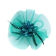 thumbnail image 2 of Yaman Visor hats for Women Fashion Wedding Mesh Hat Fascinator Penny Ribbons And Feathers Party Polyester, 2 of 2